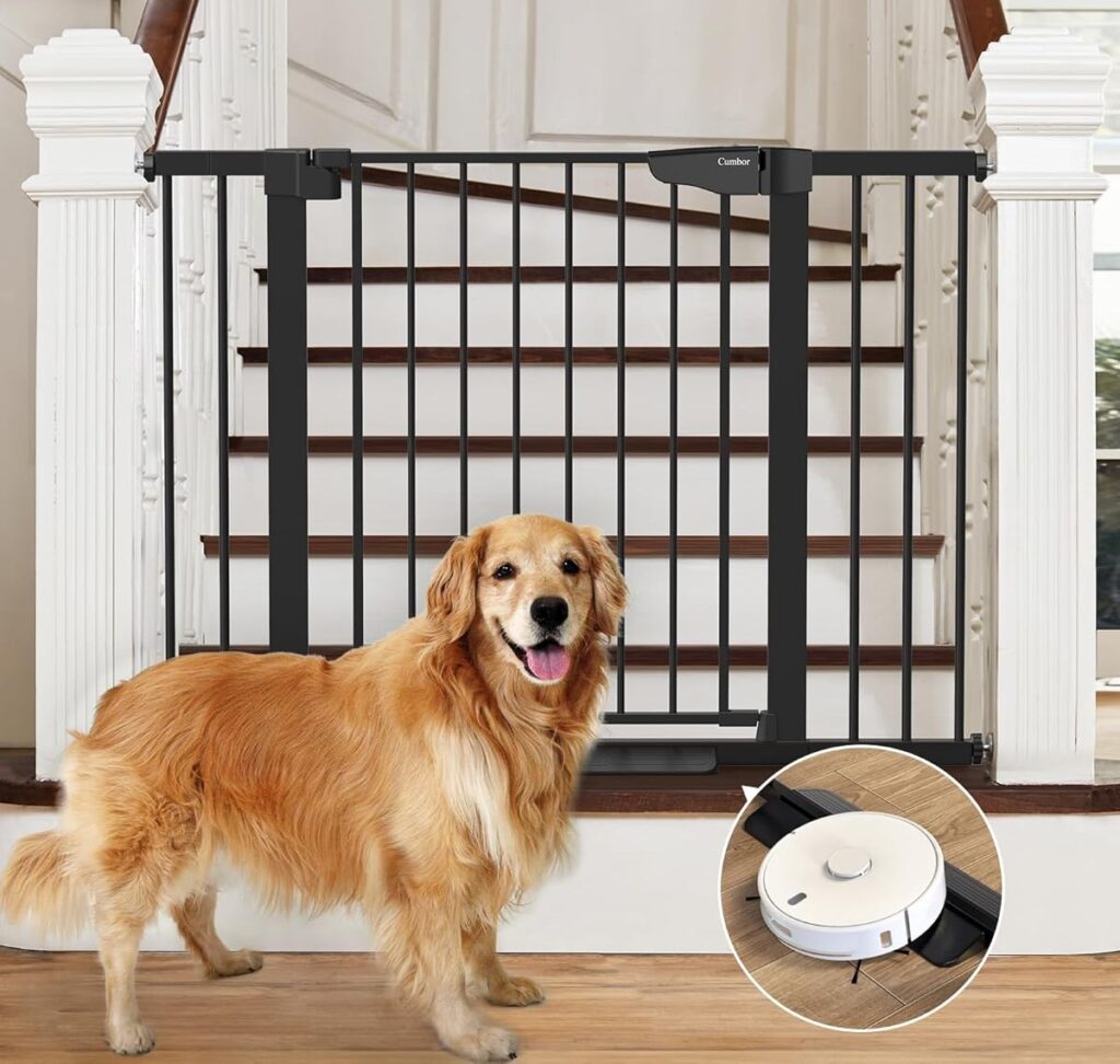 pressure-mounted gates as dog fence
