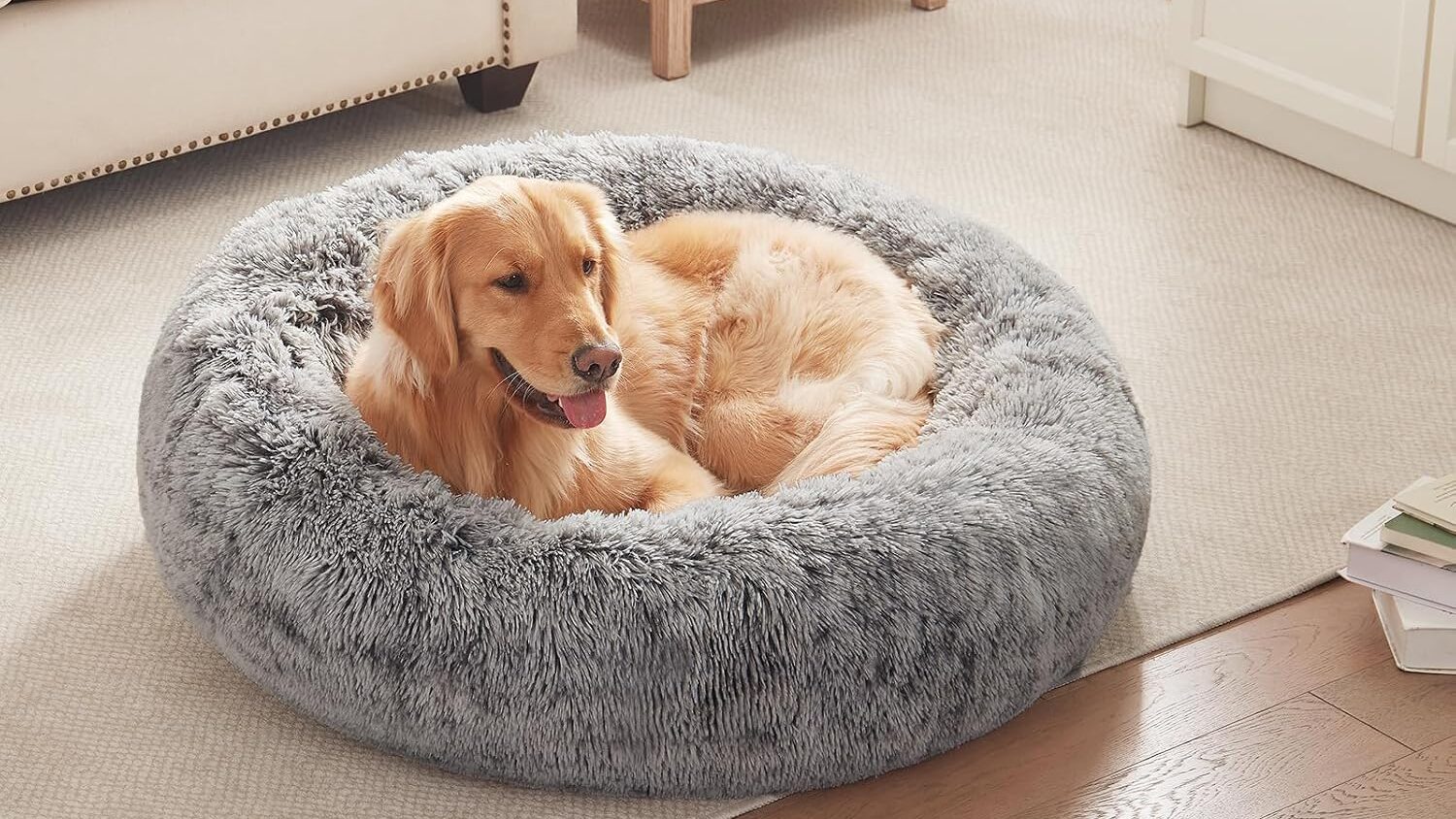 donut bed for large dog