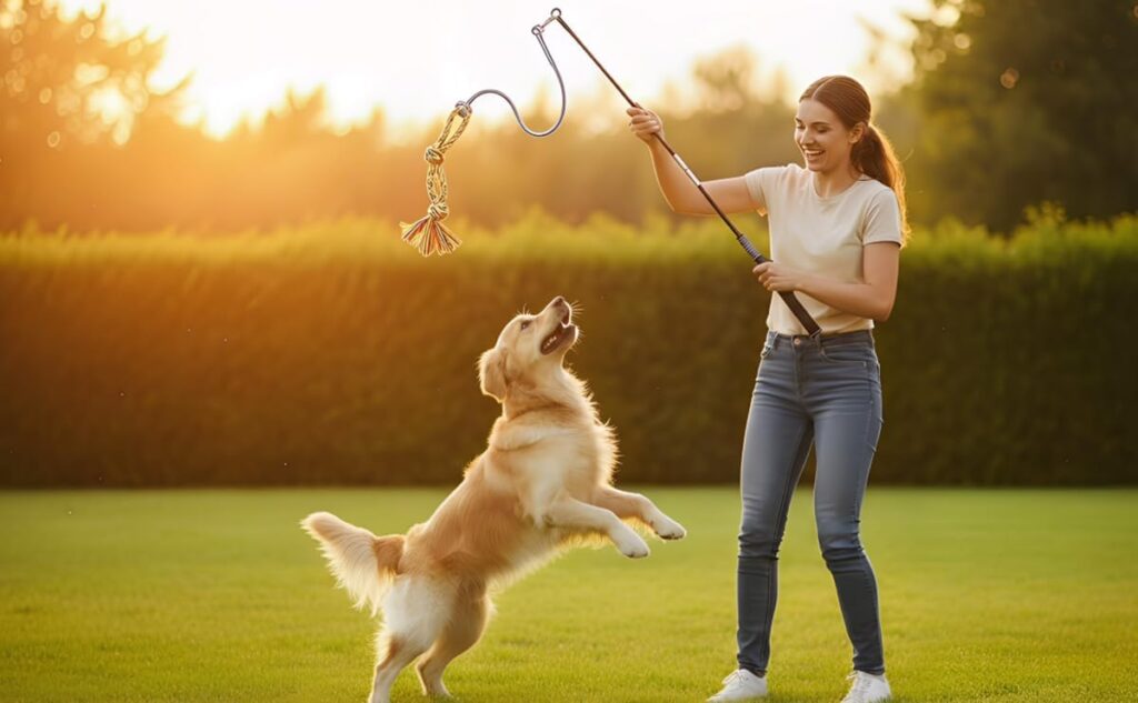 flirt poles dog toys for zoomies
