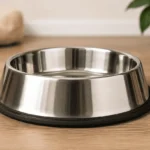 stainless steel dog bowl